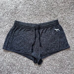 PINK Victoria’s Secret Gray Pajama Shorts Sleepwear Loungewear Size Small